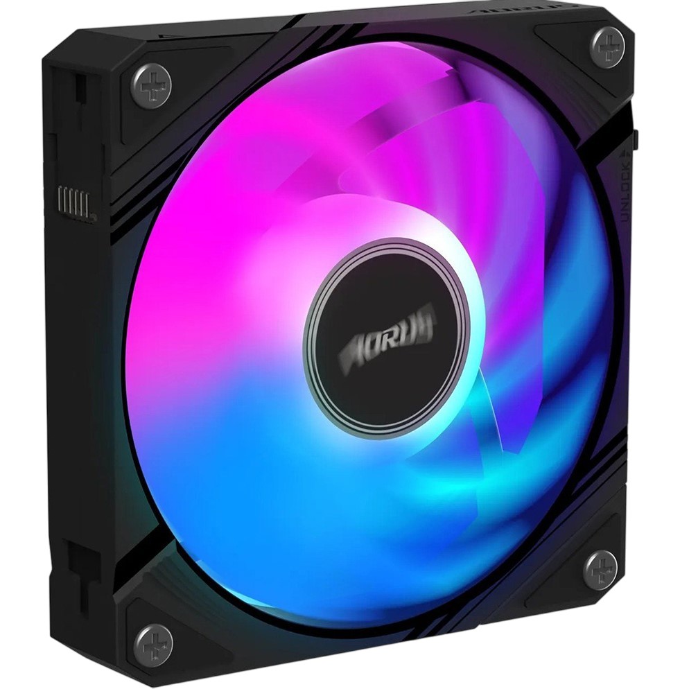 Кулер корпусний GIGABYTE Aorus EZ Chain Fan 120 Black (GP-ECFAN1201) Підшипник гідродинамічний