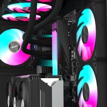 Кулер корпусный GIGABYTE Aorus EZ Chain Fan 120 Black (GP-ECFAN1201)