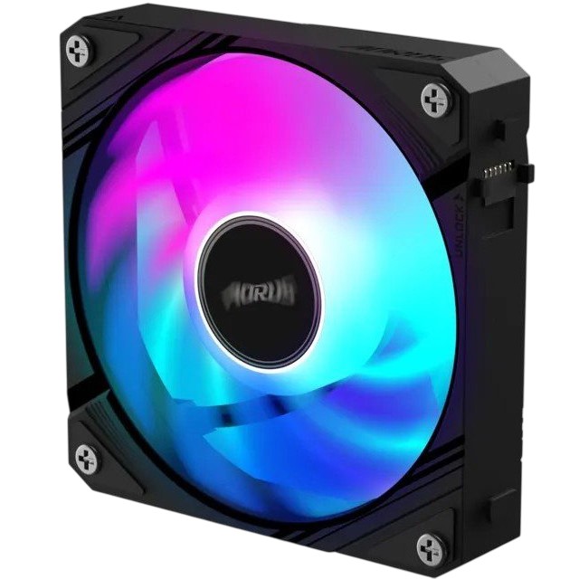 Кулер корпусный GIGABYTE Aorus EZ Chain Fan 120 Black (GP-ECFAN1201) Диаметр вентилятора, мм 120