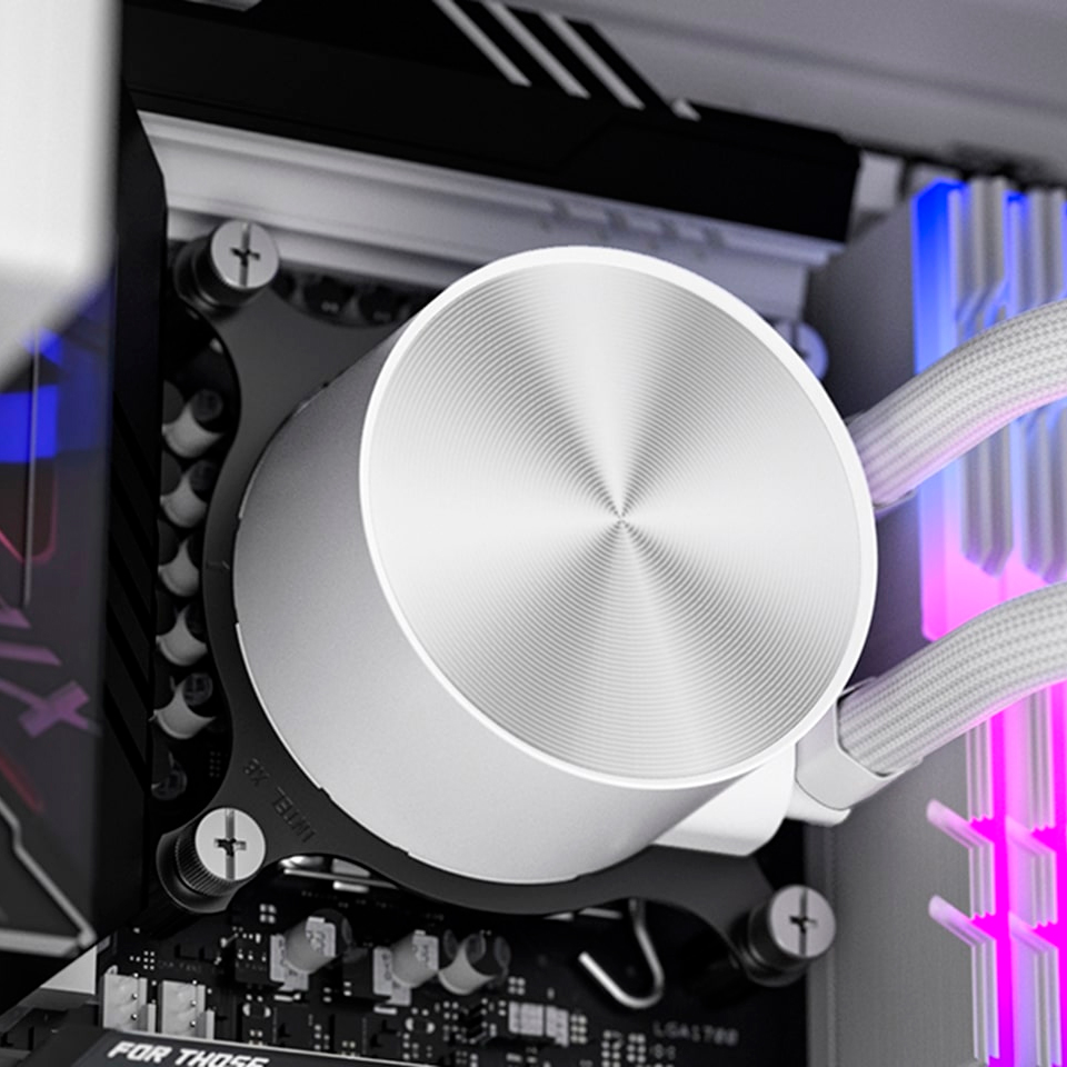 Внешний вид Система водяного охлаждения ID-COOLING FX240 Pro 120 мм White