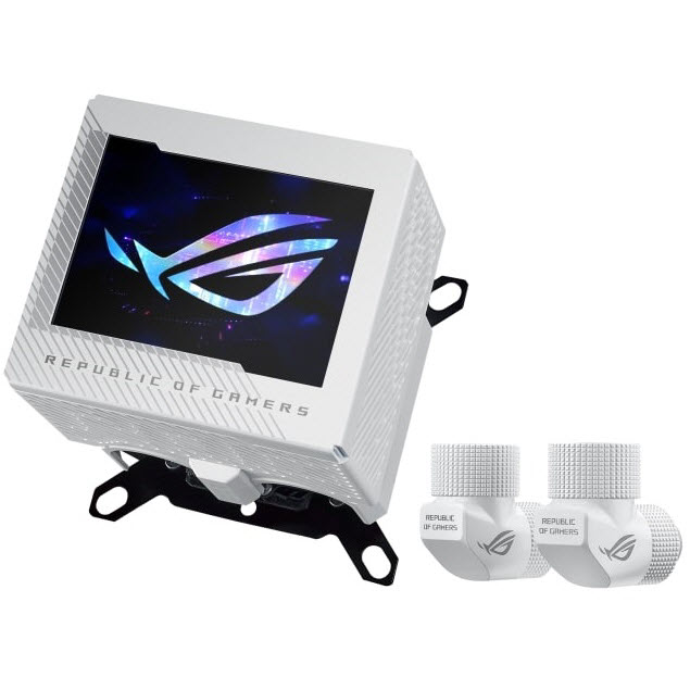 Водоблок ASUS ROG Ryujin III WB White Edition (90RC00V2-M0UAY0) Для сокета 1200