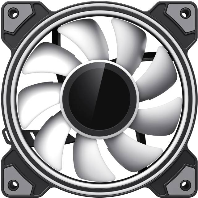 Набір корпусних кулерів GAMEMAX ARGB 4in1 Black (DRH400) Діаметр вентиляторав, мм 120