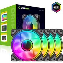 Набір корпусних кулерів GAMEMAX ARGB 4in1 Black (DRH400)
