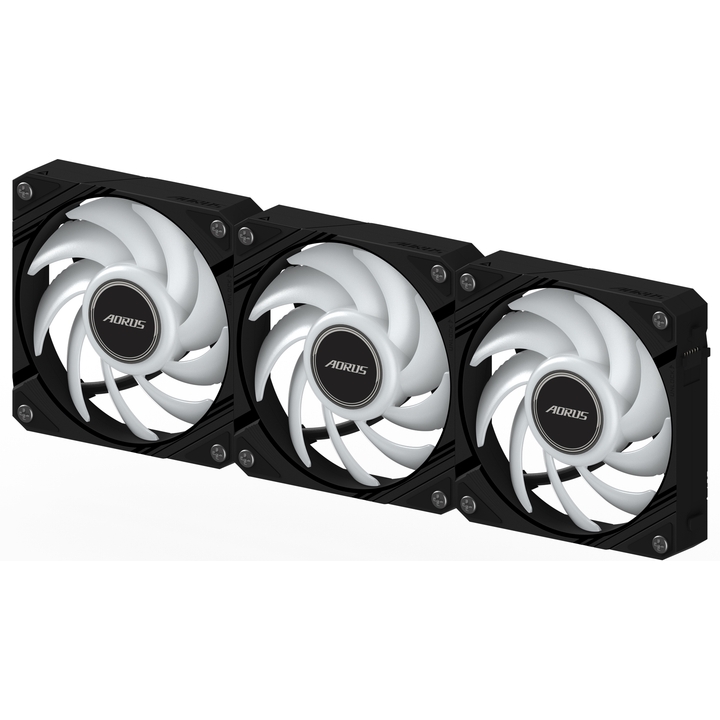 Набір вентиляторів Gigabyte Aorus EZ Chain Fan 120 3шт Black (GP-ECFAN1203) Призначення для корпусу