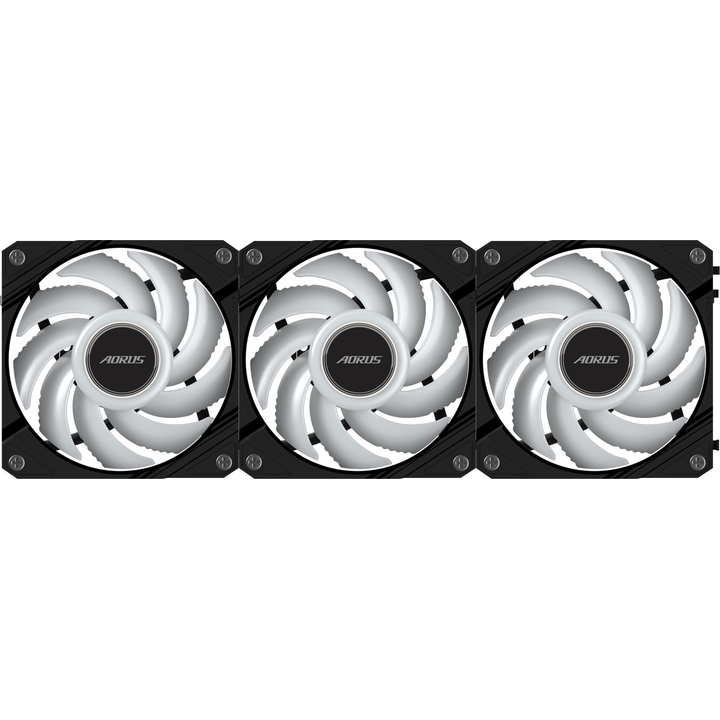 Набір вентиляторів Gigabyte Aorus EZ Chain Fan 120 3шт Black (GP-ECFAN1203) Підшипник гідродинамічний