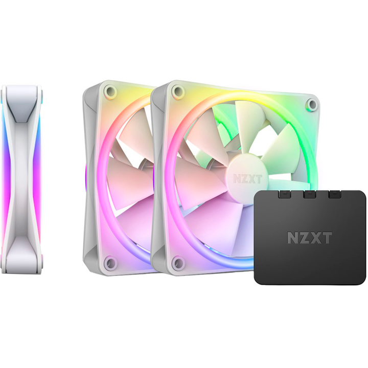 Набір корпусних кулерів NZXT F120 RGB DUO Triple Pack White (RF-D12TF-W1)