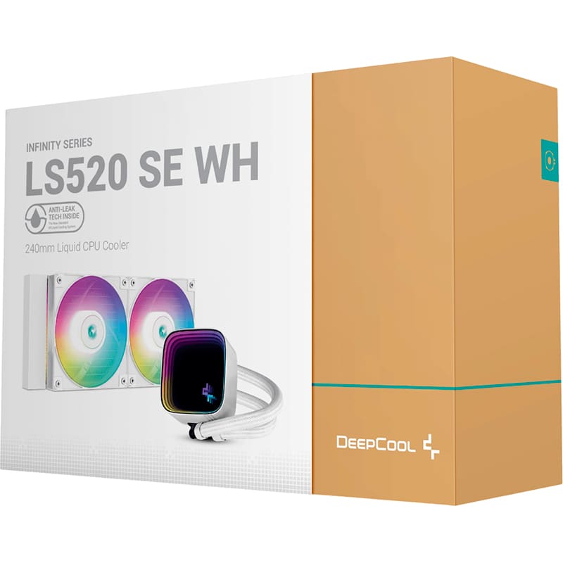 Внешний вид Система водяного охлаждения DEEPCOOL LS520 SE White (R-LS520-WHAMMM-G-1)