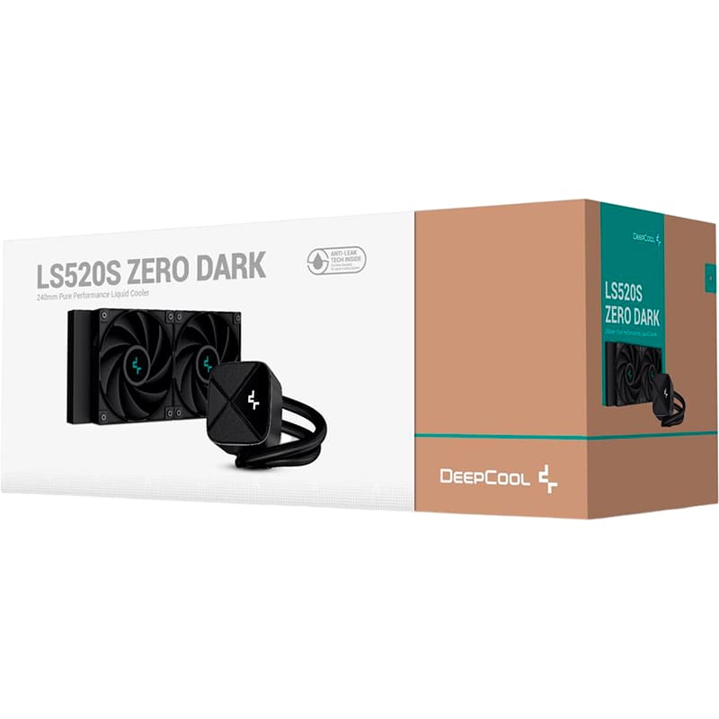 Зовнішній вигляд Система водяного охолодження DEEPCOOL LS520S Zero Dark (R-LS520-BKNNMM-G-1)