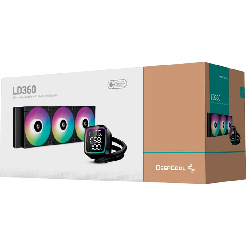 Система водяного охолодження DEEPCOOL LD360 Black (R-LD360-BKMSN-G-1) Для сокета AM4