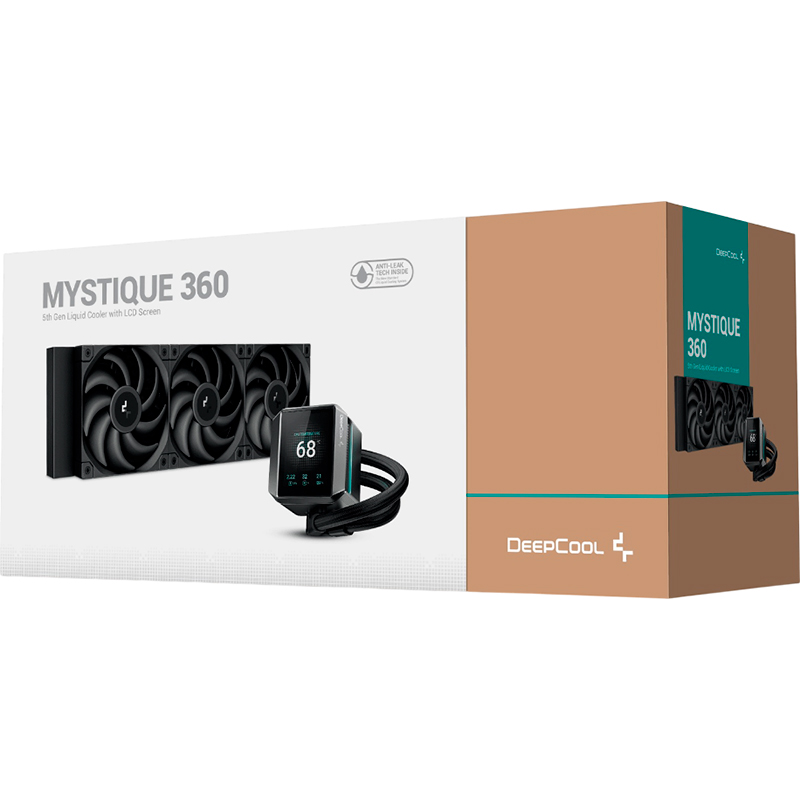 Система водяного охолодження DEEPCOOL Mystique 360 Black (R-LX750-BKDSNMP-G-1) Призначення для процесора