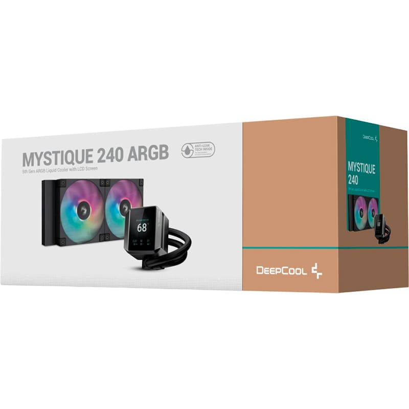 Зовнішній вигляд Система водяного охолодження DEEPCOOL Mystique 240 ARGB Black (R-LX550-BKADSNC-G-1)