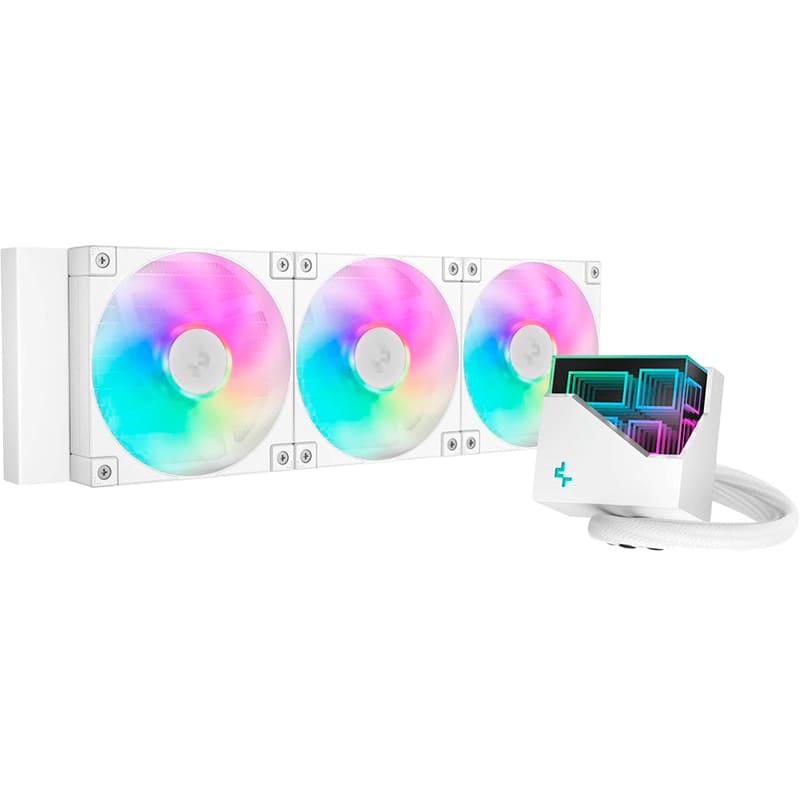 Система водяного охлаждения DEEPCOOL LT360 ARGB White (R-LT360-WHAMNC-G-1)