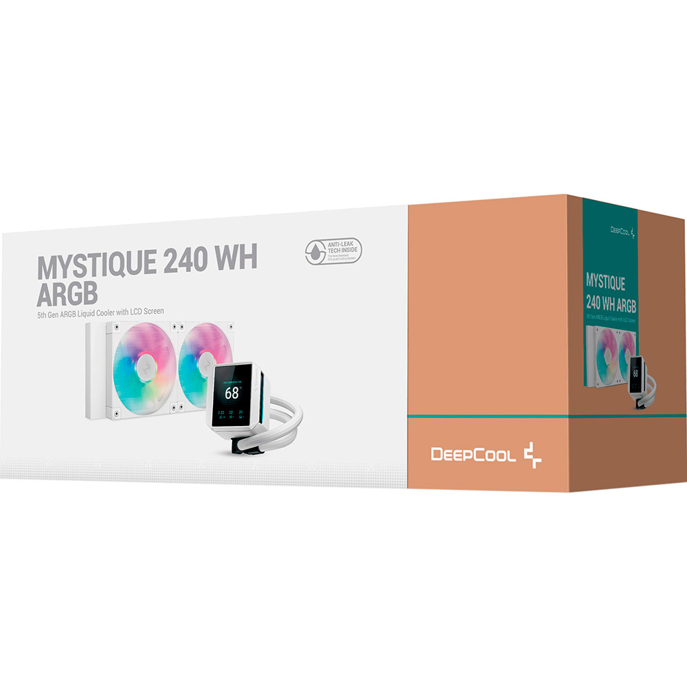 Покупка Система водяного охолодження DEEPCOOL Mystique 240 ARGB White (R-LX240-WHDSNMCP-G-1)