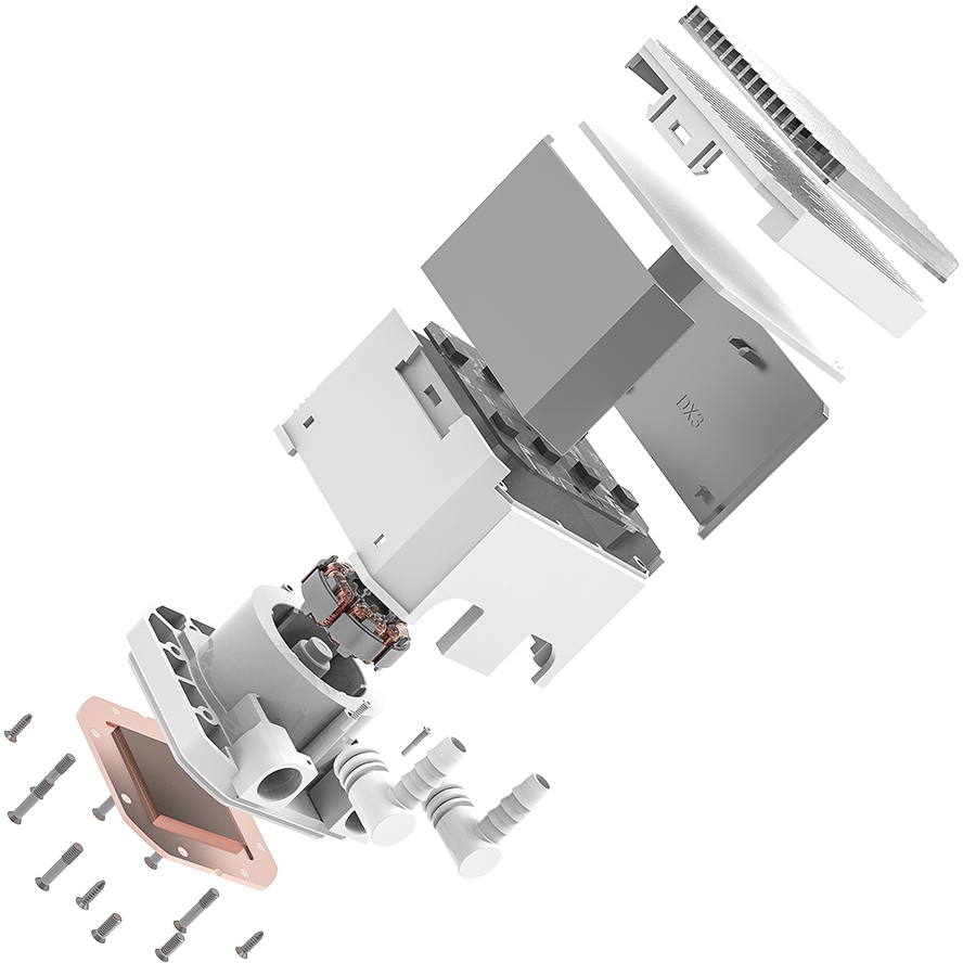 Внешний вид Система водяного охлаждения ID-COOLING DX240 Max White