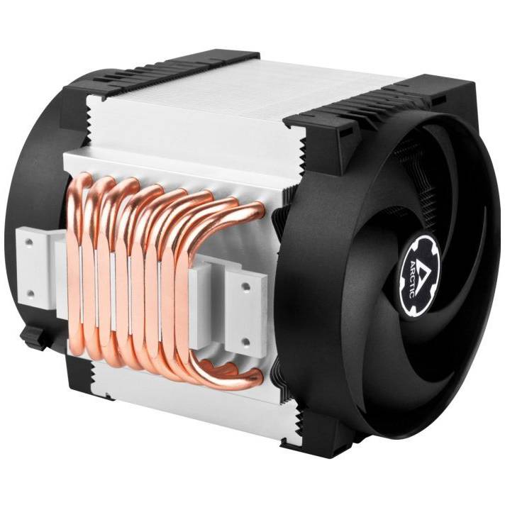 Кулер процессорный ARCTIC 4U-M Ampere Black (ACFRE00171A) Дополнительно входной ток 0.12 А; номинальное напряжение 12 В; статическое давление 3.3 мм H2O; 