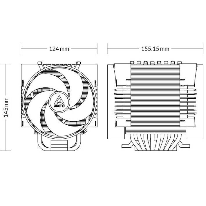 Покупка Кулер процессорный ARCTIC 4U-M Ampere Black (ACFRE00171A)