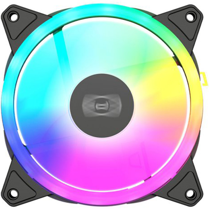 Кулер корпусний PCCOOLER 120mm F3 T120 ARGB BK