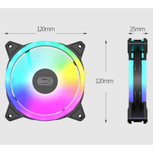 Кулер корпусний PCCOOLER 120mm F3 T120 ARGB BK