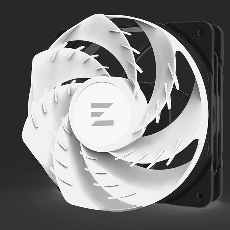 Фото Кулер корпусний ZALMAN ZM-AF120R ARGB White (ZM-AF120RARGBWHITE)