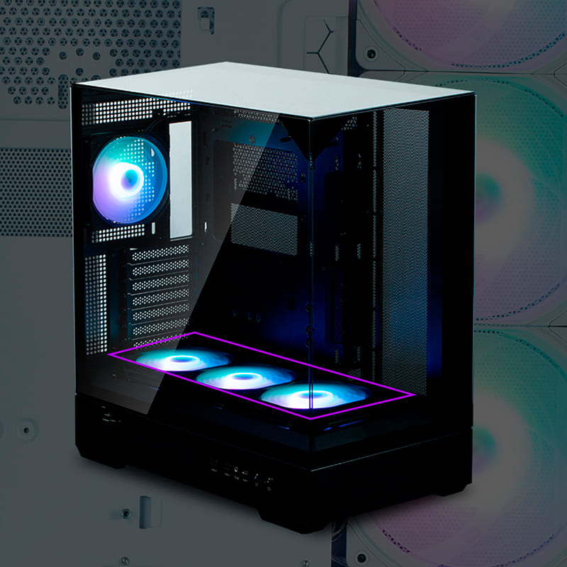 В Украине Кулер корпусный ZALMAN ZM-AF120R ARGB Black (ZM-AF120RARGBBLACK)