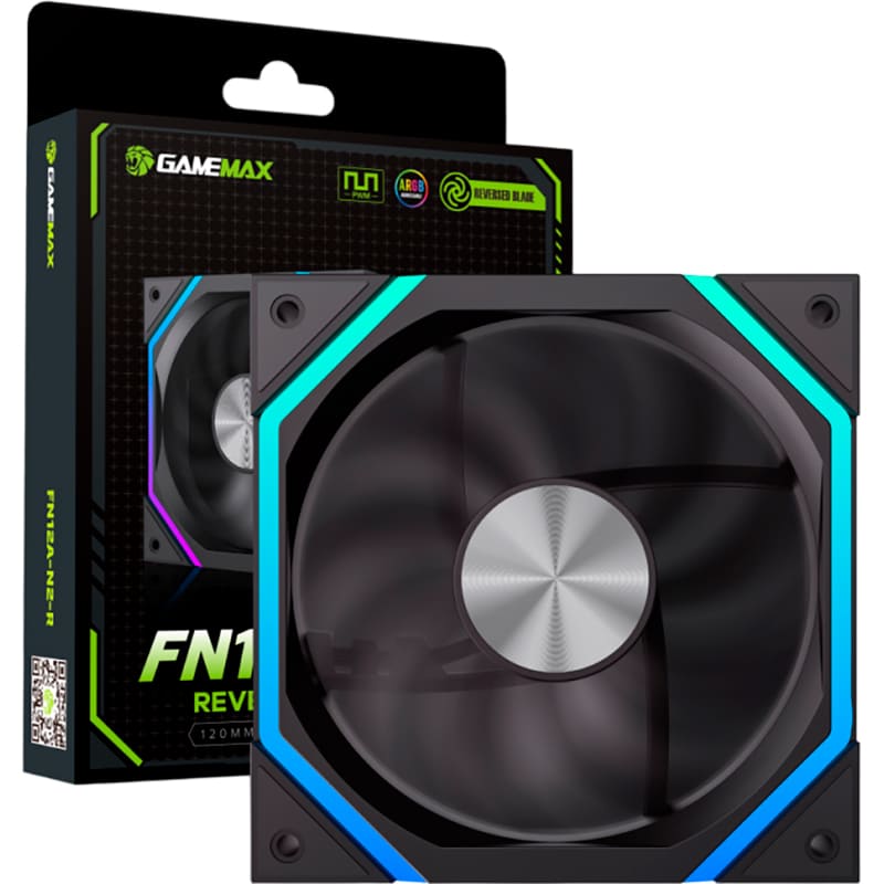 Кулер корпусний GAMEMAX FN12A-N2-R