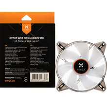 Кулер корпусний VINGA Кулер до корпусу RGB fan-07