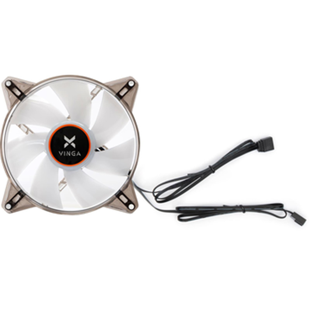 Кулер корпусний VINGA Кулер до корпусу RGB fan-07 Діаметр вентиляторав, мм 120