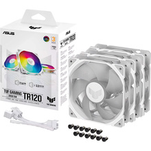 Набор кулеров корпусных ASUS TUF Gaming TR120 3-Pack White (90DA0093-B09020)