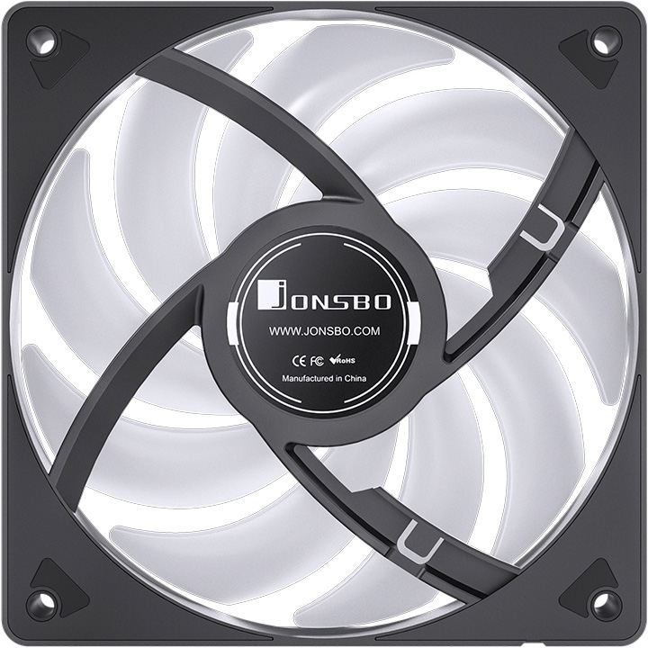Зображення Кулер корпусний JONSBO SL-120BR Black