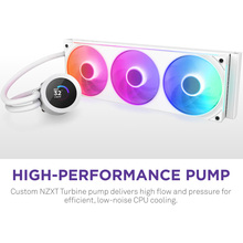 Система водяного охолодження NZXT ПК Kraken Plus AIO White (RL-KR360-W2)