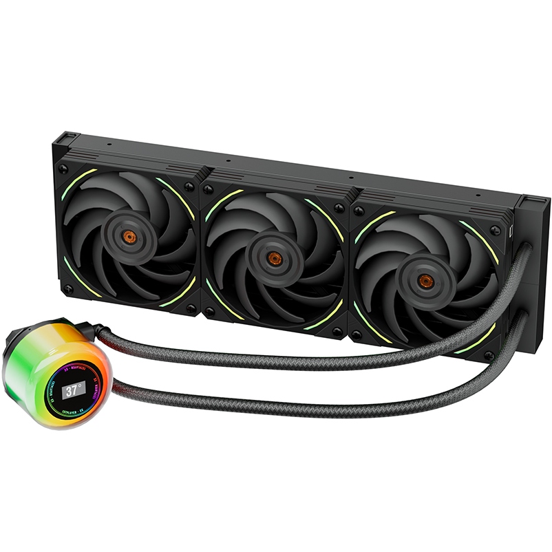 Система водяного охлаждения 1STPLAYER CC-360 Black (CC-360-BK) Назначение для процессора