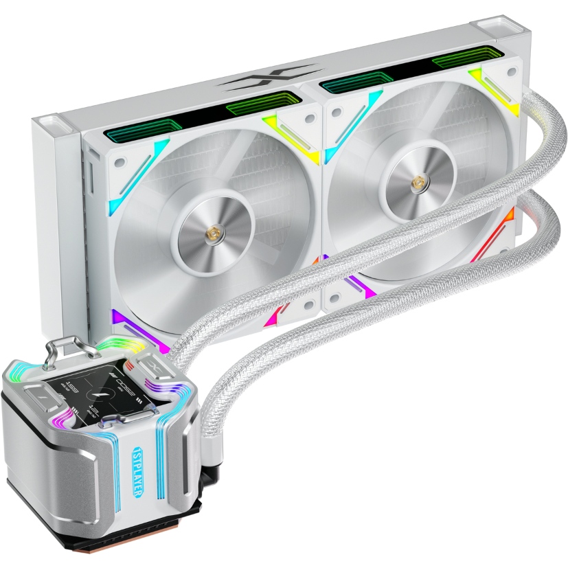 Система водяного охлаждения 1STPLAYER X-240 White (X-240-WH)