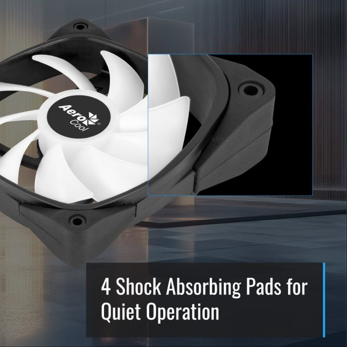 Фото Кулер корпусный AEROCOOL Frame X Black (ACF3-FM11217.11)