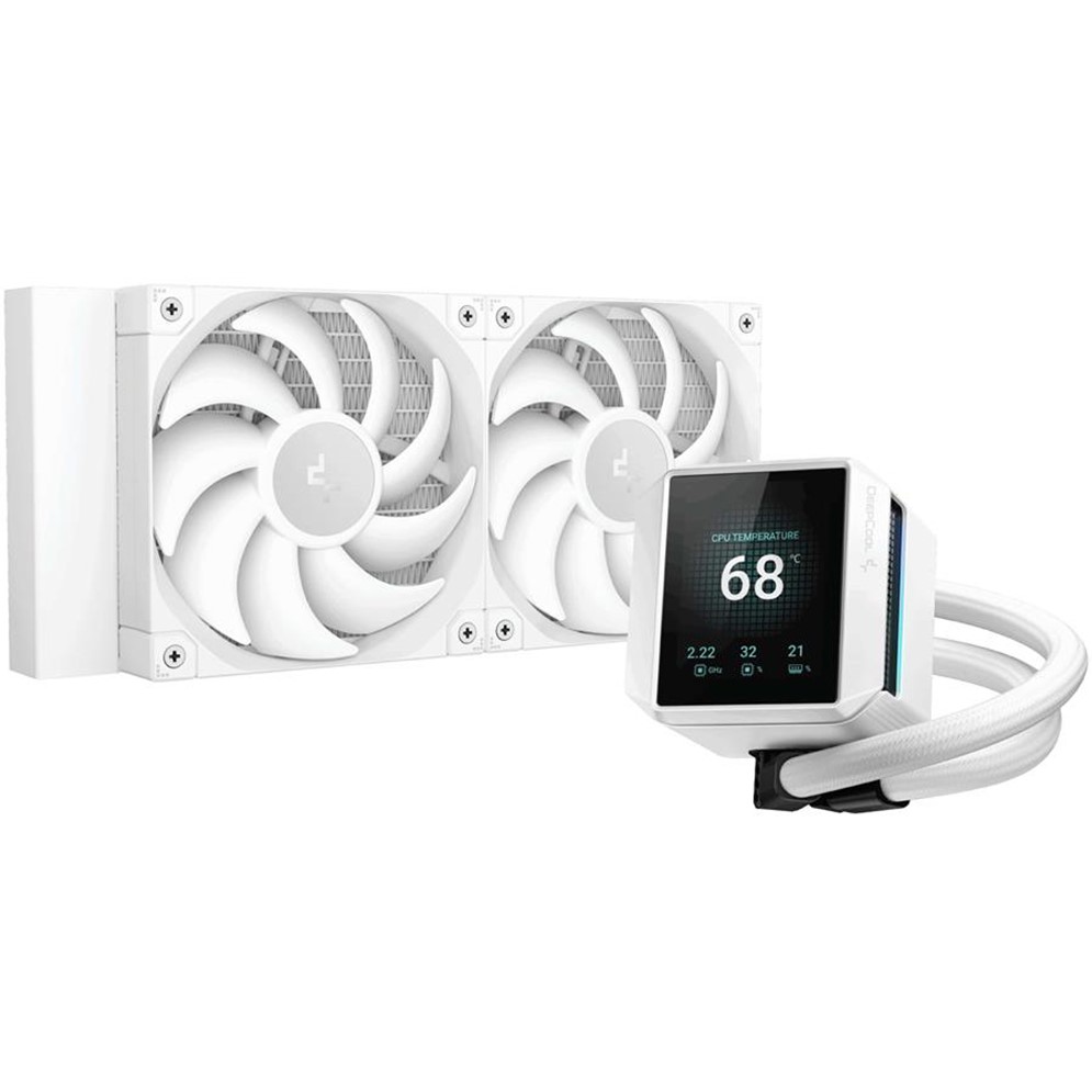 Система водяного охлаждения DEEPCOOL Mystique 240 White (R-LX240-WHDSNMP-G-1) Система водяного охлаждения DEEPCOOL Mystique 240 White (R-LX240-WHDSNMP-G-1)