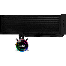 Система водяного охлаждения LIAN LI HydroShift II LCD-C 360 FANLESS Black (G89.GHS2LCD36B.00)