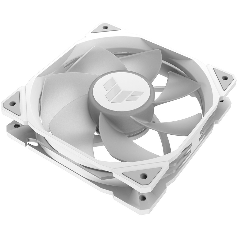 Зовнішній вигляд Кулер корпусний ASUS TUF Gaming TR120 ARGB White (90DA0093-B09000)