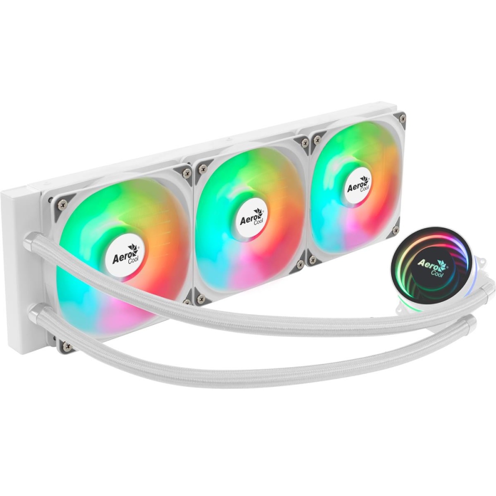 Система водяного охлаждения AEROCOOL Oasis L360 White (ACLA-OA36117.21)