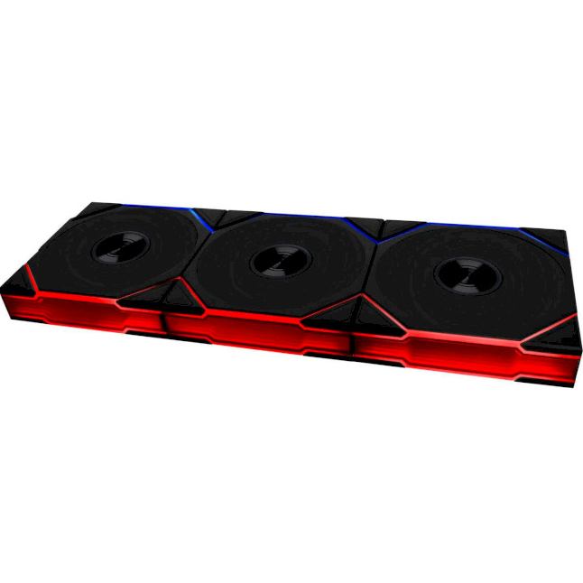 Набір корпусних кулерів LIAN LI Uni Fan TL WIRELESS 120-3 Black (G99.12TL1W3B.00) Призначення для корпусу