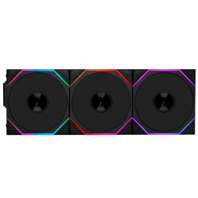 Набір корпусних кулерів LIAN LI Uni Fan TL WIRELESS 120-3 Black (G99.12TL1W3B.00)