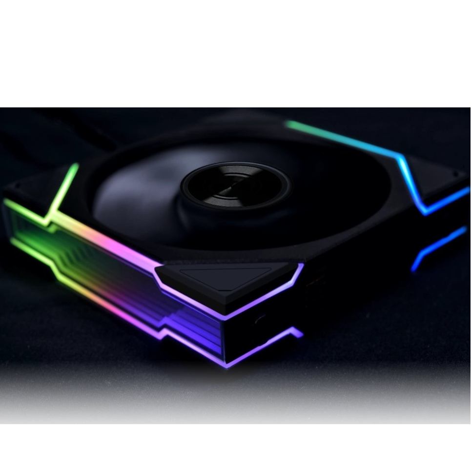 Набір корпусних кулерів LIAN LI Uni Fan TL WIRELESS 120-3 Black (G99.12TL1W3B.00) Підшипник гідродинамічний