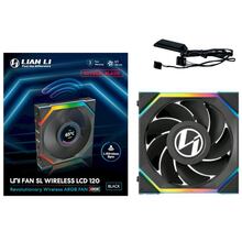 Кулер корпусний LIAN LI Uni Fan SL WIRELESS LCD Reverse 120-1 Black (G99.12RSLLCD1W1B.00)