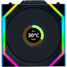 Кулер корпусний LIAN LI Uni Fan SL WIRELESS LCD Reverse 120-1 Black (G99.12RSLLCD1W1B.00)