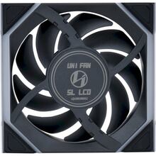Кулер корпусний LIAN LI Uni Fan SL WIRELESS LCD Reverse 120-1 Black (G99.12RSLLCD1W1B.00)