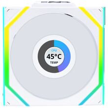 Кулер корпусний LIAN LI Uni Fan SL WIRELESS LCD Reverse 120-1 White (G99.12RSLLCD1W1W.00)
