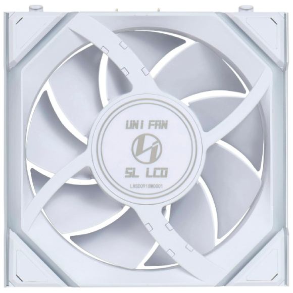 Кулер корпусный LIAN LI Uni Fan SL WIRELESS LCD Reverse 120-1 White (G99.12RSLLCD1W1W.00) Конструкция системы охлаждения кулер