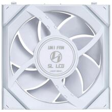 Кулер корпусный LIAN LI Uni Fan SL WIRELESS LCD Reverse 120-1 White (G99.12RSLLCD1W1W.00)