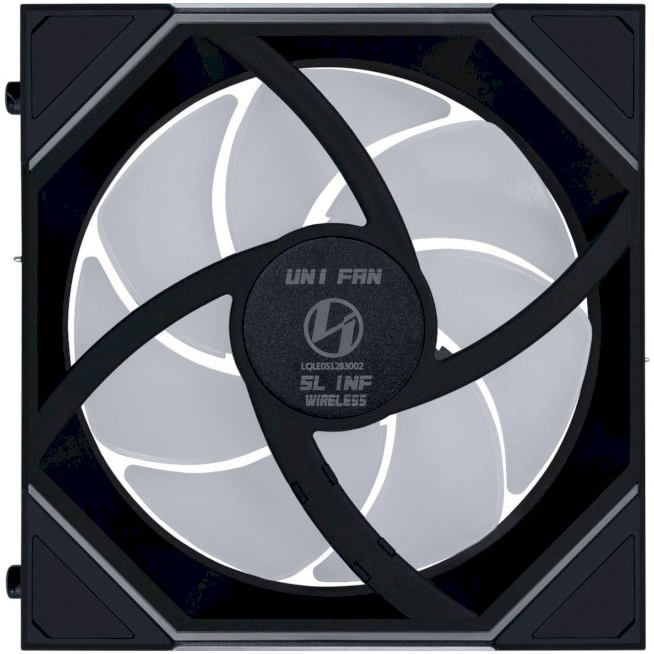 Кулер корпусний LIAN LI Uni Fan SL-INF WIRELESS Reverse 120-1 Black (G99.12RSLIN1W1B.00) Діаметр вентиляторав, мм 120