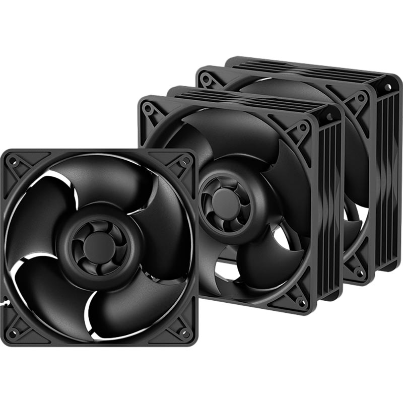 Набор кулеров корпусных ARCTIC S12038-4K Black (ACFAN00303A)