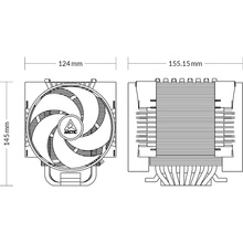Кулер процессорный ARCTIC Freezer 4U-M Rev.2 (ACFRE00133B)