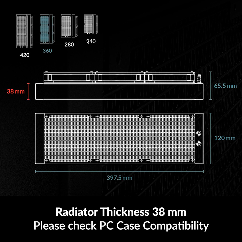 В Україні Система водяного охолодження ARCTIC Liquid Freezer III Pro 360 A-RGB Black (ACFRE00184A)